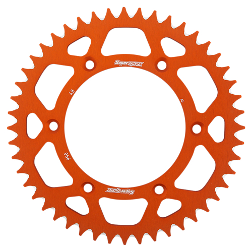 Supersprox - Supersprox Aluminum Rear Sprocket - 48T - RAL-990-48-ORG