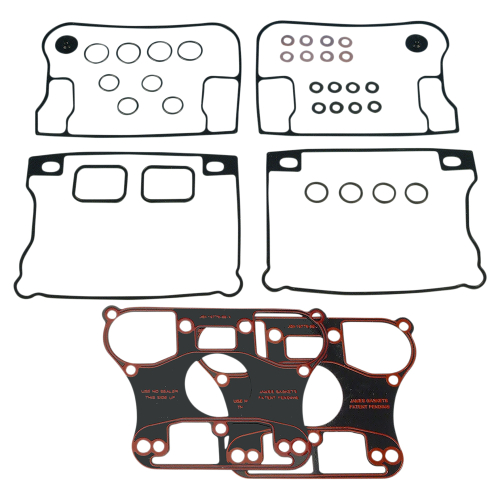 James Gasket - James Gasket Rocker Box Gasket Kit - Rubber - 17042-92