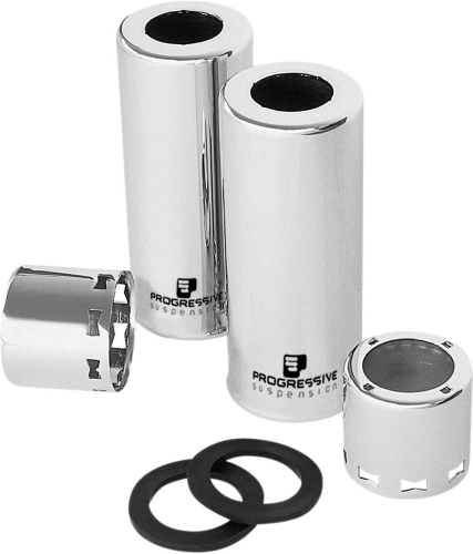 Progressive Suspension - Progressive Suspension Chrome Shock Cover Kit - 11in. - 30-5027C