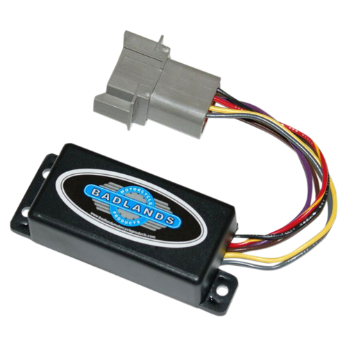 Badlands M/C Products - Badlands M/C Products Automatic Turn Signal Cancelling Module Plug-In Style - Male Deutsch Style 8 Pin - ATS-03-B