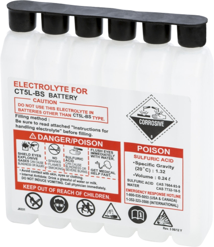 Fire Power - Fire Power Sealed Battery Electrolyte Pack - 240CC CTX