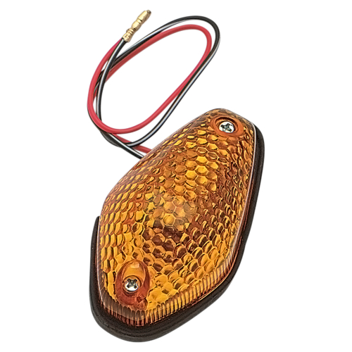 K&S Technologies - K&S Technologies Teardrop Marker Lights - Amber - Single Filament - 25-8058