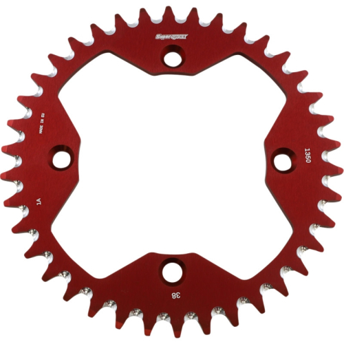 Supersprox - Supersprox Aluminum Rear Sprocket - 38T - RAL-1350-38-RED