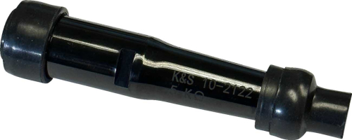 K&S Technologies - K&S Technologies Spark Plug Resistor Cover - Straight Type - 14mm. - Black - 10-2122