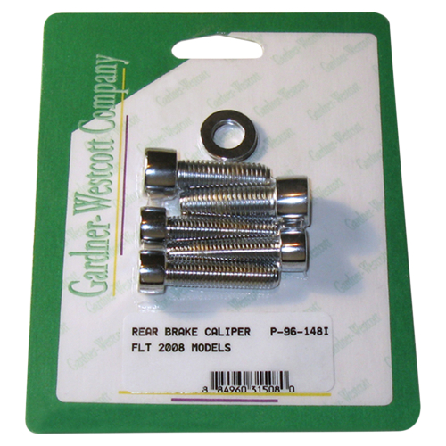Gardner-Westcott - Gardner-Westcott Rear Caliper Mounting Allen Bolt Kit - Polished - P-96-148L