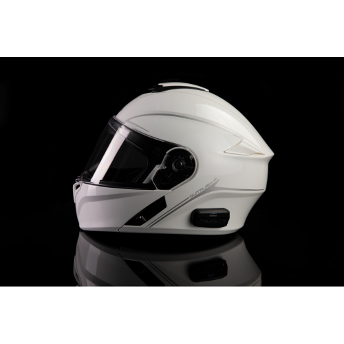 SENA - SENA Outrush R Solid Helmet - OUTRUSHR-GW00M1 - Glossy White - Medium
