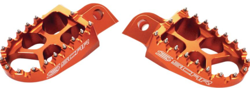 Scar Racing - Scar Racing Evolution Racing Footpegs - Orange - S5585OR