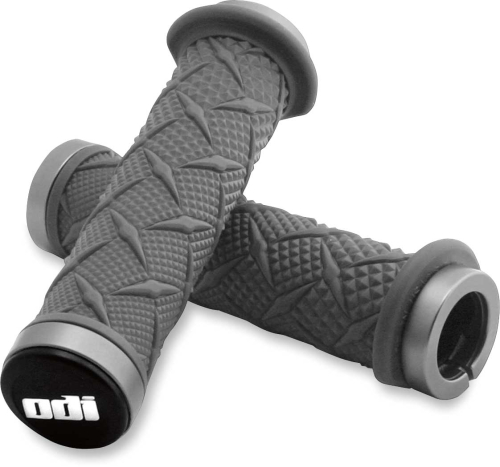 ODI - ODI ATV Xtreme Lock-On Grips - Black - Silver Clamp - J30XTB-S