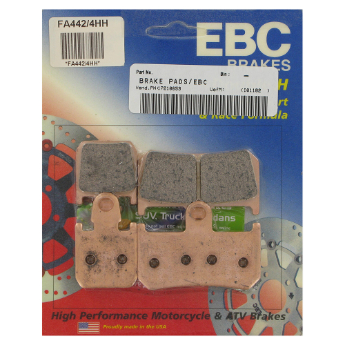 EBC - EBC Double-H Sintered Brake Pads - FA442/4HH