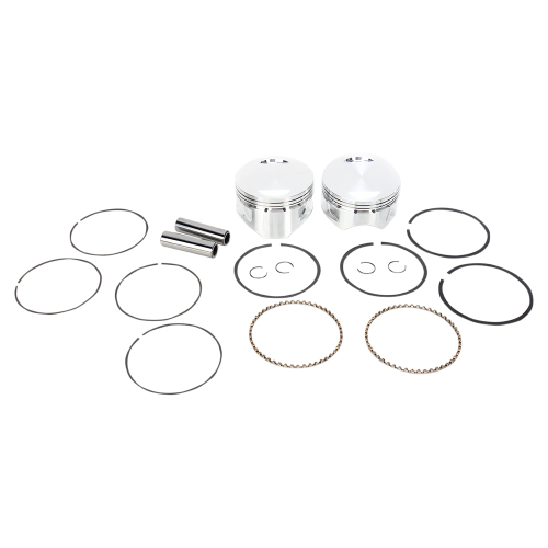 S&S Cycle - S&S Cycle Forged Piston Kit for 113ci. Motor - Standard Bore 4in. - 92-1410