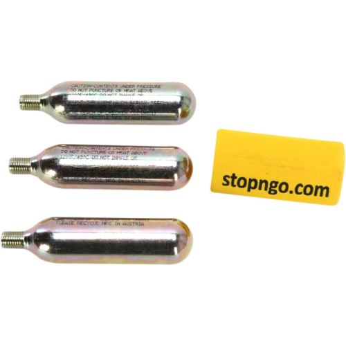 Stop & Go International - Stop & Go International Replacement CO2 Cartridges - 3pk. - 1091