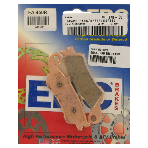 EBC - EBC R Series Long Life Sintered Brake Pads - FA450R