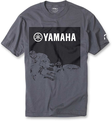 Factory Effex - Factory Effex Yamaha T-Shirt - 16-88272 - Yamaha Whip Charcoal - Large