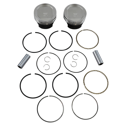 Wiseco - Wiseco Tracker Series Piston Kit (1200cc, Reverse Dome) - .020in. Oversized, 10:1 Compression - K0213P2
