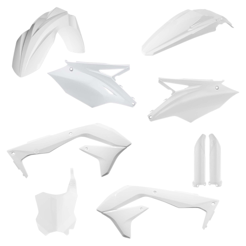 Acerbis - Acerbis Full Plastic Kit - White - 2449570002