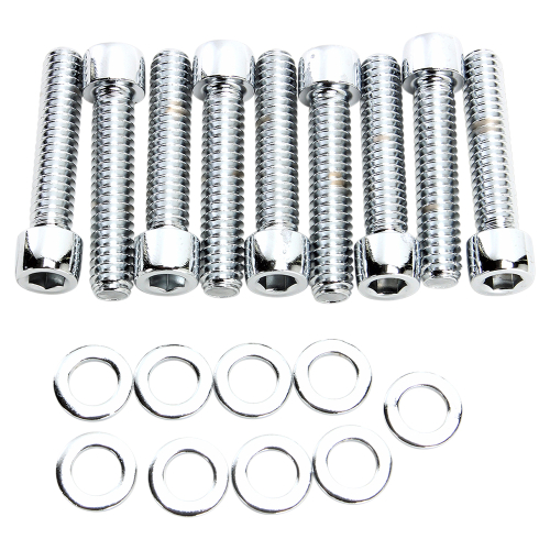 Gardner-Westcott - Gardner-Westcott Cam Cover Chrome Steel Socket-Head Bolt Kit - P-10-48-06