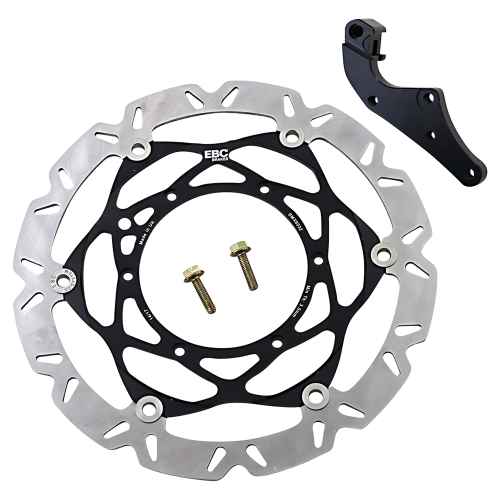 EBC - EBC Supermoto Carbon Fiber Look Contour Brake Rotor Kit - SMX6032