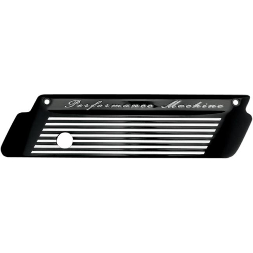 Performance Machine - Performance Machine Saddlebag Latch Cover - Fluted - Contrast Cut - 0200-2001-BM