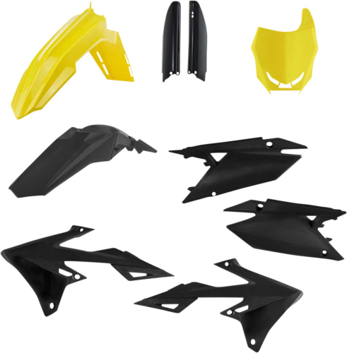 Acerbis - Acerbis Full Plastic Kit - Yellow/Black - 2686551017