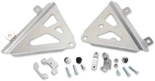 Works Connection - Works Connection Radiator Brace - Silver - 18-707