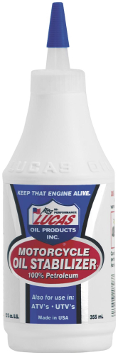 Lucas Oil - Lucas Oil Motorcycle Oil Stabilizer - 12oz. - 10727