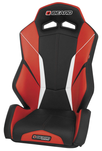 Beard Seats - Beard Seats Torque V2 Front Seat (Single) - Black/Red - 850-521