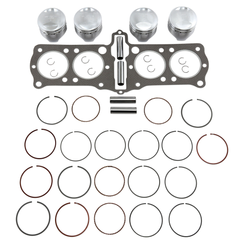 Wiseco - Wiseco Top End Kit - 4.00mm Oversize to 65.00mm, 10.25:1 Compression - K836