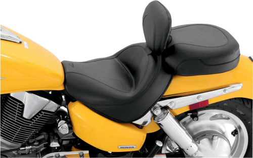 Mustang - Mustang Wide Touring Two-Piece Seat with Driver Backrest - Vintage - 79561