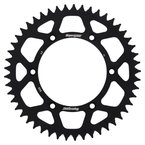 Supersprox - Supersprox Aluminum Rear Sprocket - 49T - RAL-808-49-BLK