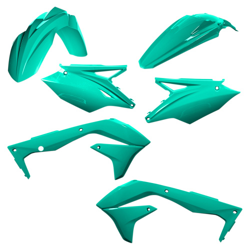 Acerbis - Acerbis Plastic Kit - Teal - 2685830213