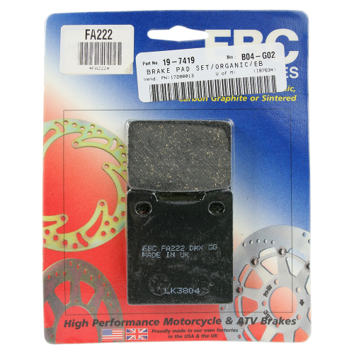 EBC - EBC Organic Brake Pads - FA222