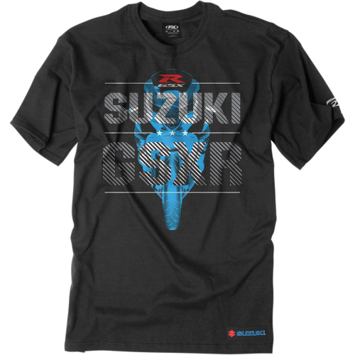 Factory Effex - Factory Effex Suzuki GSX-R Silhouette T-Shirt - 16-88406 - Black - 2XL
