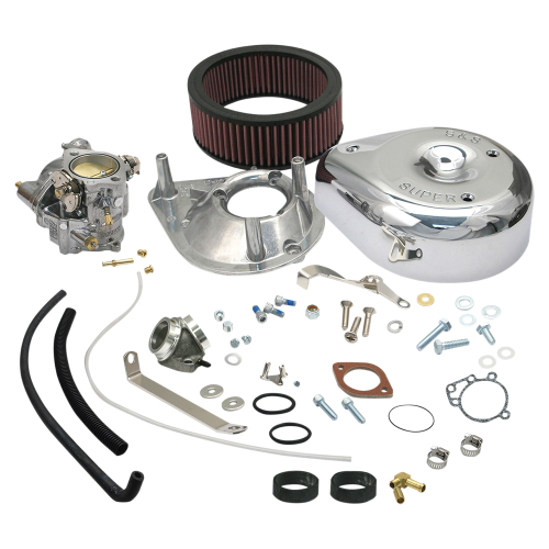 S&S Cycle - S&S Cycle Super E Shorty Carburetor Kit w/ Manifold - 11-0404