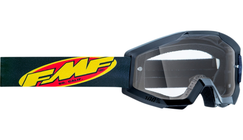 FMF Racing - FMF Racing PowerCore Core Goggles - F-50400-101-01 - Black / Clear Lens - OSFM
