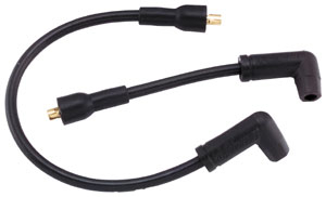 Accel - Accel Custom 8.8mm Spark Plug Wire Set - Black - 172075K