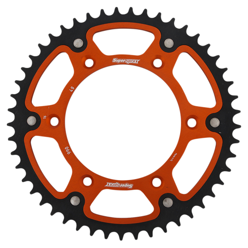 Supersprox - Supersprox Stealth Rear Sprocket - 49T - RST-990-49-ORG