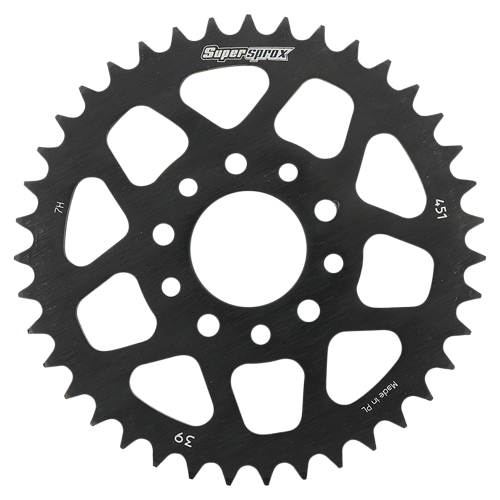 Supersprox - Supersprox Steel Rear Sprocket - 39T - RFE-451-39-BLK