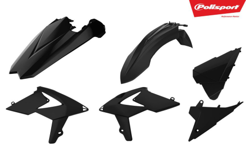 Polisport - Polisport Plastic Kit - Black - 90777