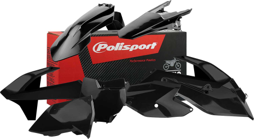 Polisport - Polisport Plastic Kit - Black - 90681