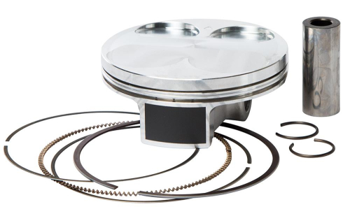 Vertex - Vertex Forged Big Bore Piston Kit (265cc) - 1.00mm Oversize to 79.96mm, 13.5:1 Compression - 23589A