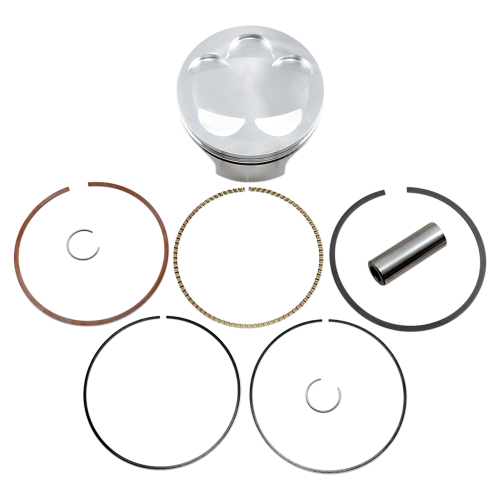 Wiseco - Wiseco Piston Kit - 2.00mm Oversize to 98.92mm, 12.5:1 Compression - 4693M09700