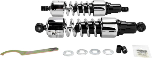 Progressive Suspension - Progressive Suspension 412 Series Heavy Duty 13.5in Shocks - Chrome - 412-4223C