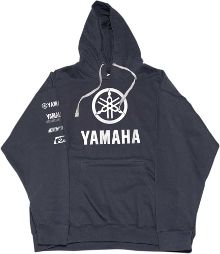 Factory Effex - Factory Effex Yamaha Stack Pullover Hoody - 22-88216 - Navy Blue - X-Large