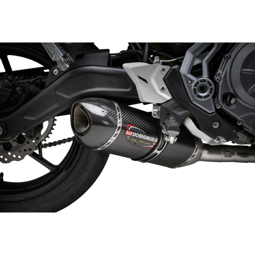 Yoshimura - Yoshimura Alpha Race Series Works Finish Exhaust System - Carbon Muffler - Carbon (Works Finish) End Cap - 14651AM220