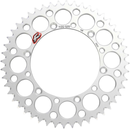 Renthal - Renthal Ultralight Rear Sprocket - Silver - 48T - 112U-520-48GESI