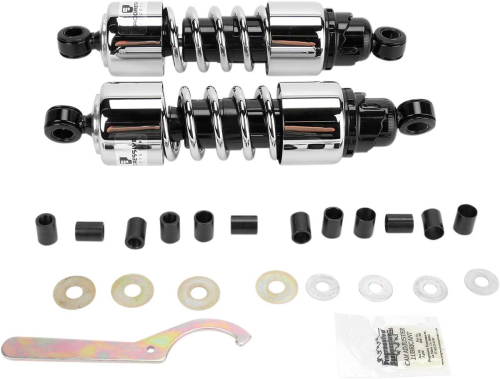 Progressive Suspension - Progressive Suspension 412 Series Cruiser Shocks - 11.5in. - Chrome - 412-4254C