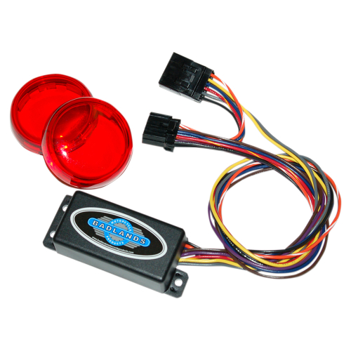 Badlands M/C Products - Badlands M/C Products Plug-In Illuminator with Red Lens - ILL-04-RL-C