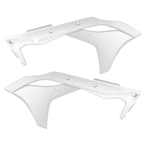 Acerbis - Acerbis Radiator Shrouds - White - 2630610002
