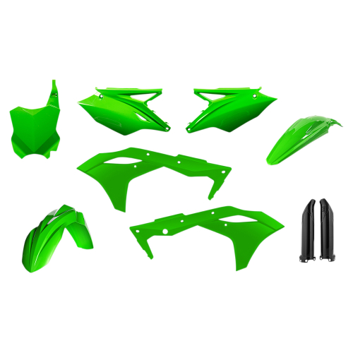 Acerbis - Acerbis Full Plastic Kit - Flo Green - 2630630235