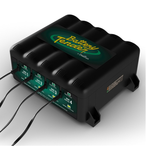 Battery Tender - Battery Tender 4 Bank International Battery Charger - 022-0148-DL-WH